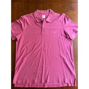 Brooks Brothers Slim Fit Performance Polo Pink Supima Cotton XXL